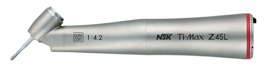 Z45L - Titanium Opgearingsvinkelstykke 1:4,2 Med lys, keramiske kuglelejer og 4 huls spraykøling. Varenummer: C1064 9.600 kr.
