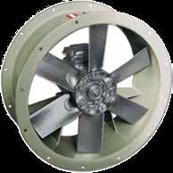 Den aksiale ventilator AZ-mcr Monsun C kan bruges i brandventilation systemer som udsugning eller indblæsningsventilator, når der stilles