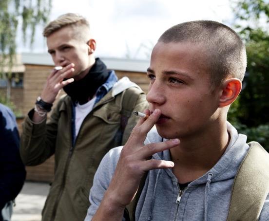 Nikotinafhængighed Studier af unges abstinenser ved rygestop tyder på stærk nikotinafhængighed Afhængigheden sætter ind