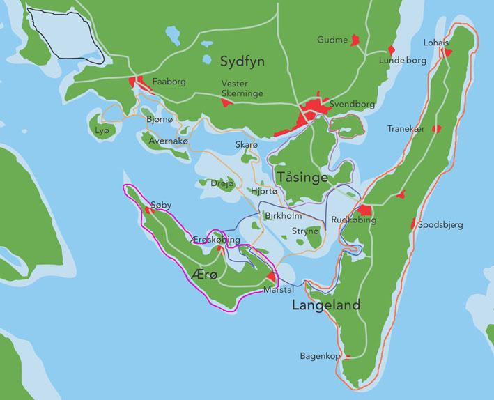 Tåsinge rundt Kristihimmelfartsdag den 25. maj 2017 Foto: www.detsydfynskeoehav.dk En smuk ro-tur i Det Sydfynske Ø-hav på 40 km. Vi roer fra Svendborg Roklub.