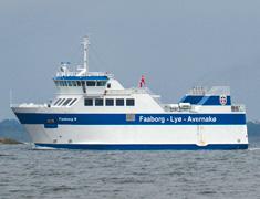 Ø-Færgen M/F Faaborg lll Bygget................... 2012 Længde... 39,9 Bredde... 11,5 Max antal passagerer.