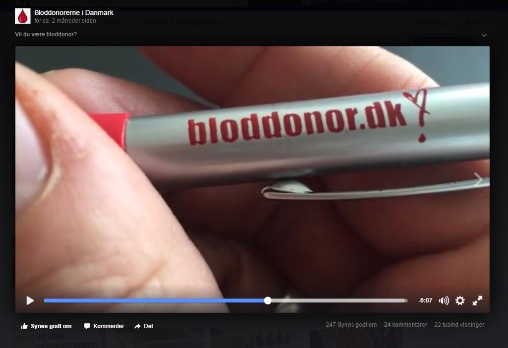 Der var oplæg fra Det Danske Bloddonorstudie, verdenssundhedsorganisationen WHO og European Blood Alliance, EBA, der er en sammenslutning af nonprofit blodbanker.