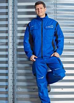 Bomuld/Polyester Farve: Blå Str: XS-XXL DeLaval arbejdsjakke En jakker der er vand- og