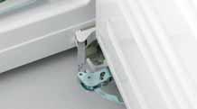 Fritstående køleskabe og fryseskabe DynaCool-ventilation (dynamisk køling) Med det dynamiske kølesystem sørger en blæser i køleskabet for intensiv og regelmæssig luftcirkulation.