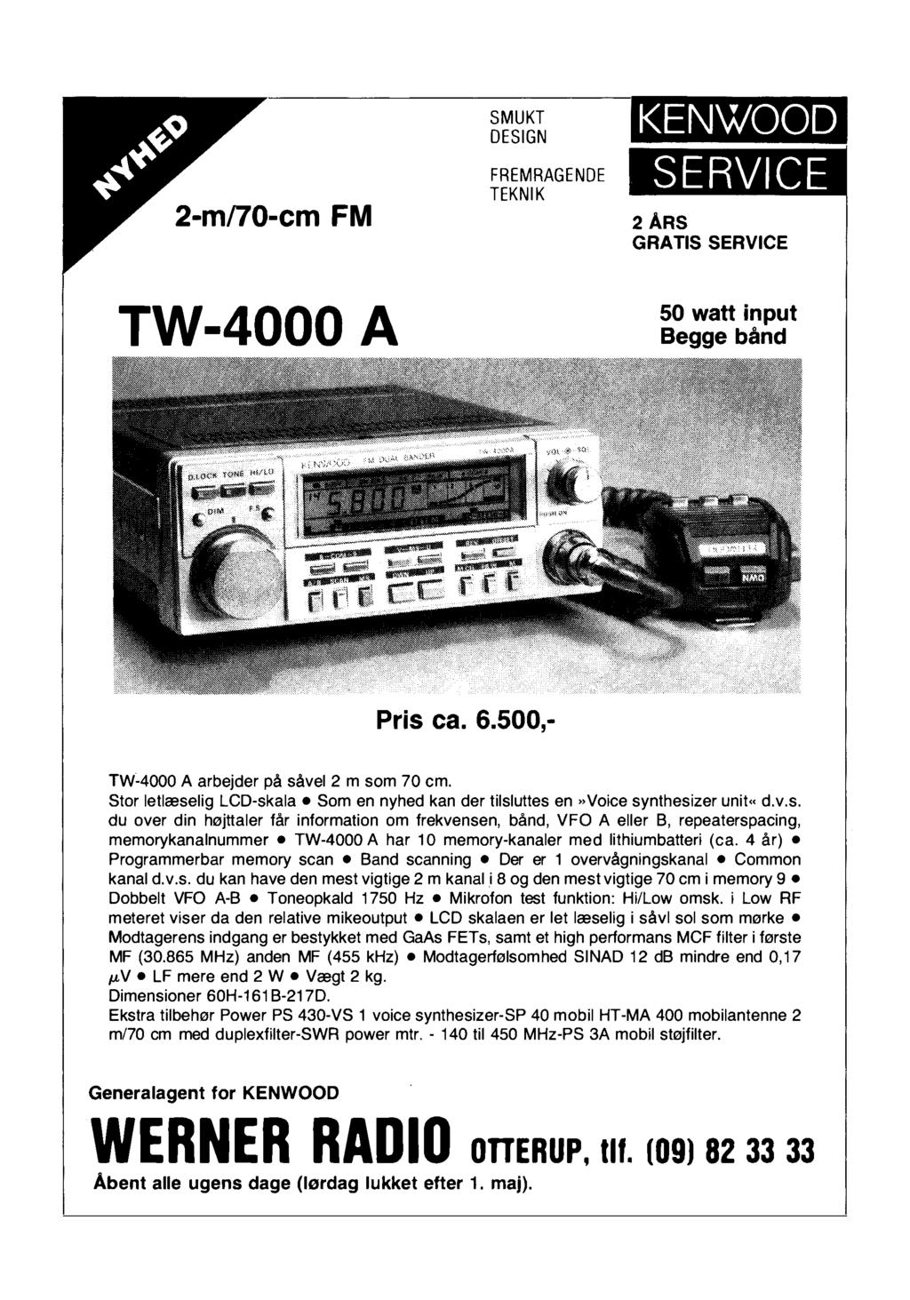 TIDSSKRIFT FOR AMATØR-RADIO. Experimenterende radioamatør - sæføli... OZ6UP  Mobil HF fra Dovrefjellet ca. 700 m o.h. JU LI PDF Gratis download