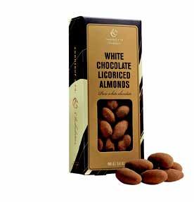 chocolate. We have a series of almonds and peanuts covered in high quality chocolate and spiced some of them up.