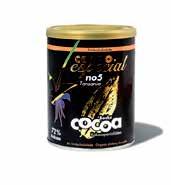 BECKS COCOA Økologisk og fairtrade: Kakaopulver og pulver til Chai for voksne. Tilsæt blot varm mælk eller alternativt soya- mandelmælk.