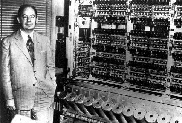 Von Neumann s model John von Neumann 1903-57 Von Neumanns model: Instruktioner og data er lagret i samme lager, og én processor henter instruktioner fra lageret og udfører dem én ad gangen De fleste