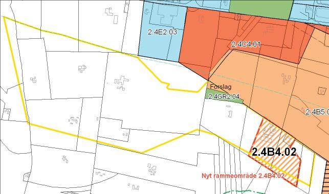 Forslag til arealudlæg Vestbyen evt. rute 26 (statsvej) I debatmaterialet om byvækst blev der lagt op til at udlægge: - 61 hektar til boliger (ca. 350 boliger) samt på længere sigt ca.