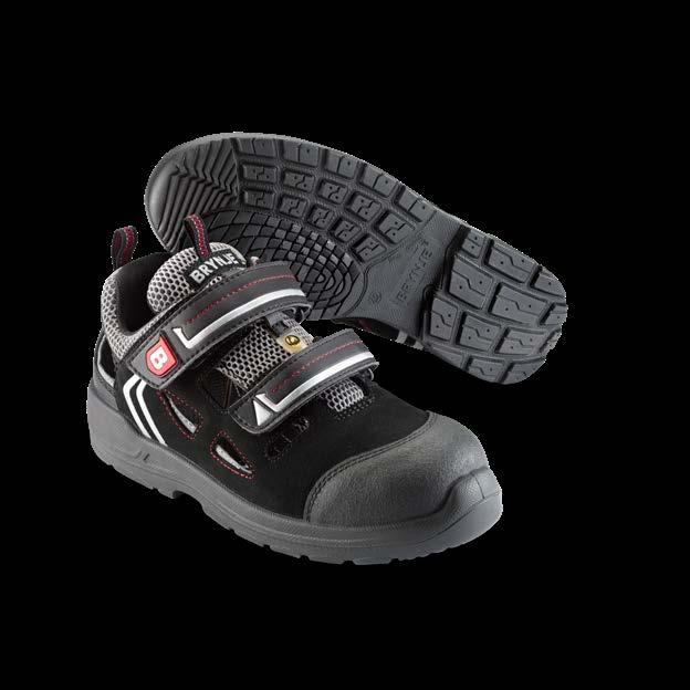 300 Bløde, slidstærke og fleksible 300-modeller af lette materialer 330 / ATMOSPHERE Sandal med dobbelt lukning og refleksdetaljer.