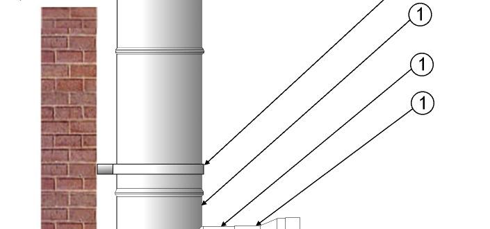 Side 29 9. Tilkobling af skorsten/aftræk Røggastemperaturen fra TPK HS35 ligger for en renholdt kedel i området 80 130 C.