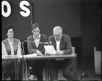 1990 v ŠCRM so bili v predsedstvu (z leve): Igor Podbrežnik (SDZS), Tone Hočevar (SKZ), Mirko Zorenč (ZS), Marko Magister, Branko Novak (ZS) in Tone Stele (SDZ).