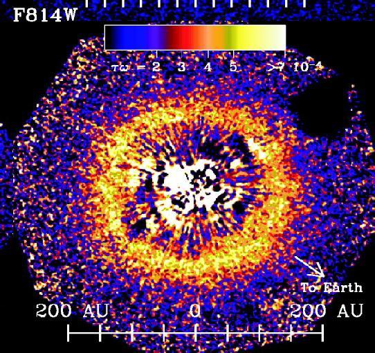 Derived masses and locations of (outer) planetesimal belts System [HD] 377 70573 72905 107146 141943 ~130AU Belt mass [M earth ] 32 2.5 Ardila et al. ApJ 624, L141-142 (2005) 0.23 47 6.