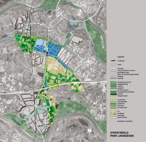 De doelen en uitgangspunten in het Masterplan Park Lingezegen vormen de basis voor deze intergemeentelijke structuurvisie.
