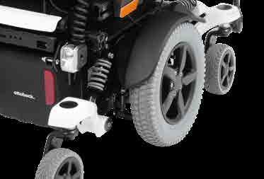 Forhjulstræk Juvo med forhjulstræk kan let klare forhindringer pga de store drivhjul foran.