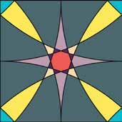 eskriv, hvordan de syv andre trekanter er flyttet i forhold til trekant. I beskrivelsen skal du anvende begreberne spejlingsakse, spejling, drejning, parallelforskydning og vektor.