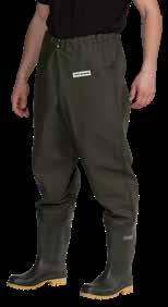 92 FISHING DE LUXE WADERS 700 g/m 2 PVC-belagt polyester, 90 % PVC/10 % polyester