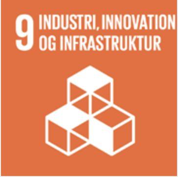Mål 9: Industri, innovation og infrastruktur Målet sigter mod robust infrastruktur og mod at fremme bæredygtig og innovativ udvikling i alle industrier.