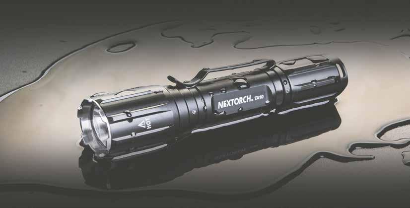 NEXTORCH HÅNDLYGTER Nextorch LED TA10 Med op til 560 lumen. Til 1 X AA / CR123A / 14500 eller 16340 batteri. Lyser op til 170 m. Vandtæt: På min. 2 meters vanddybde.