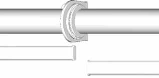 rough bearing into (1), turn bearing. blind, level bottom rail with er i samme højde som det ved siden af (2). Slip Not possible when using connector set.
