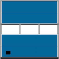 2.3 Valgfrie farver * Fabriksmaling Portbladet kan fabrikmales i enhver RAL- og NCS-farve samt nogle metalfarver, kun på yderside. Malingen kan påføres kun på panelet eller på hele port bladet, inkl.
