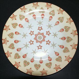 6,50 1524: Porcelæn  stjerne motiv