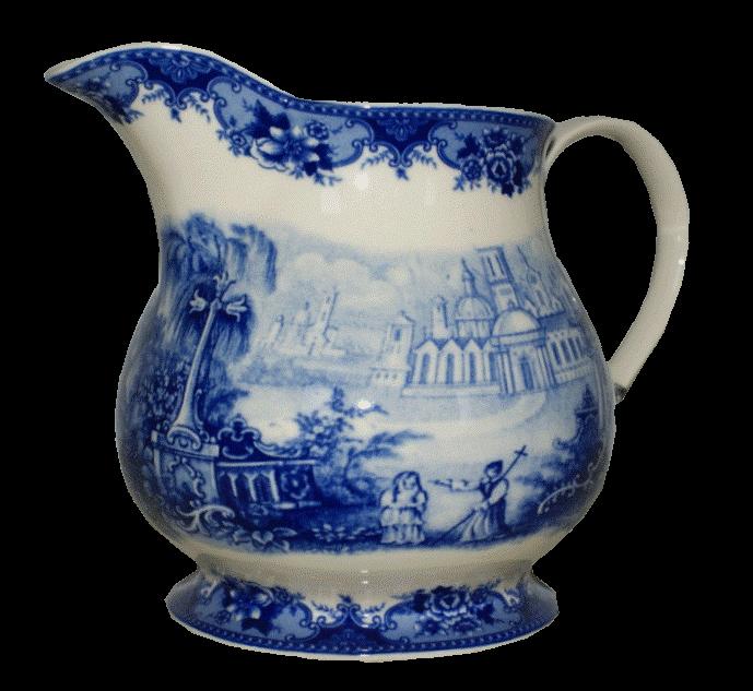 55,80 1540: Porcelæn blue castle te sæt for 1 1542: Porcelæn