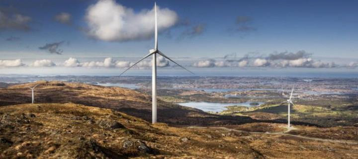 Energi, industri og miljø I 2014 blev 69,2 % af Norges energiforbrug dækket af vedvarende energi Vindenergi dækkede i
