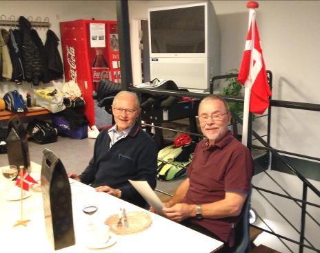 Fødselarer på 60+ Så var der igen runde fødselsdage på 60+ fredagsholdet. Det var Henning og Strit der fyldte henholdsvis 80 og 75 år. I den anledning bød de på et lækkert traktement.