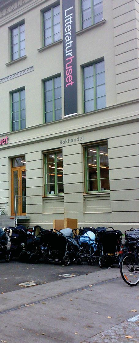 Biblioteket er det NATUR Litteraturhuset i Oslo lèt seg ikkje kopiere. Norske kommunar må lage sine stadeigne litteraturhus. Biblioteket peikar seg naturleg ut.