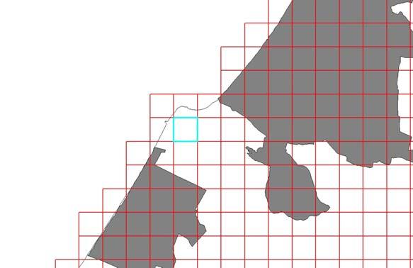 5 Figur 1. Alle potentielle lokaliteter med habitatnaturtyper identificeres i tilfældigt udvalgte 1 x 1 km kvadrater, der ligger uden for habitatområderne.