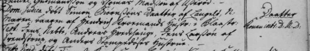 Simon Biørnsens Daatter af Langeld??, N: Maren Baaren af Hendrich Kroemands Hustr:. EB Blovstrød (Frederiksborg) 1740-1787, 1786 op 122 Maren gift 1.