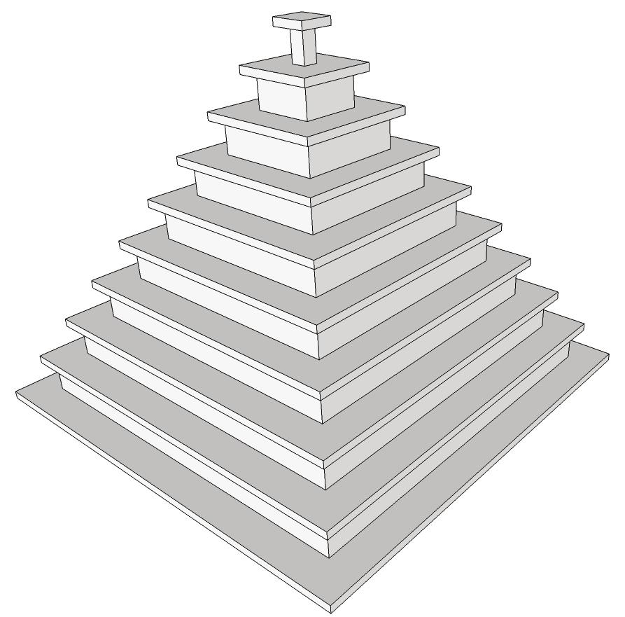 Opgave 4: Chokoladetårn Et chokoladetårn er et pyramideformet stativ. På stativet lægger man chokoladekugler pakket ind i guldpapir.