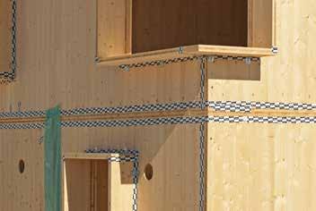 Skademosen i Trekroner er projekteret med konstruktion i CLT-elementer og udvendig facadebeklædning i træ. Det giver en stærk materialemæssig sammenhæng.