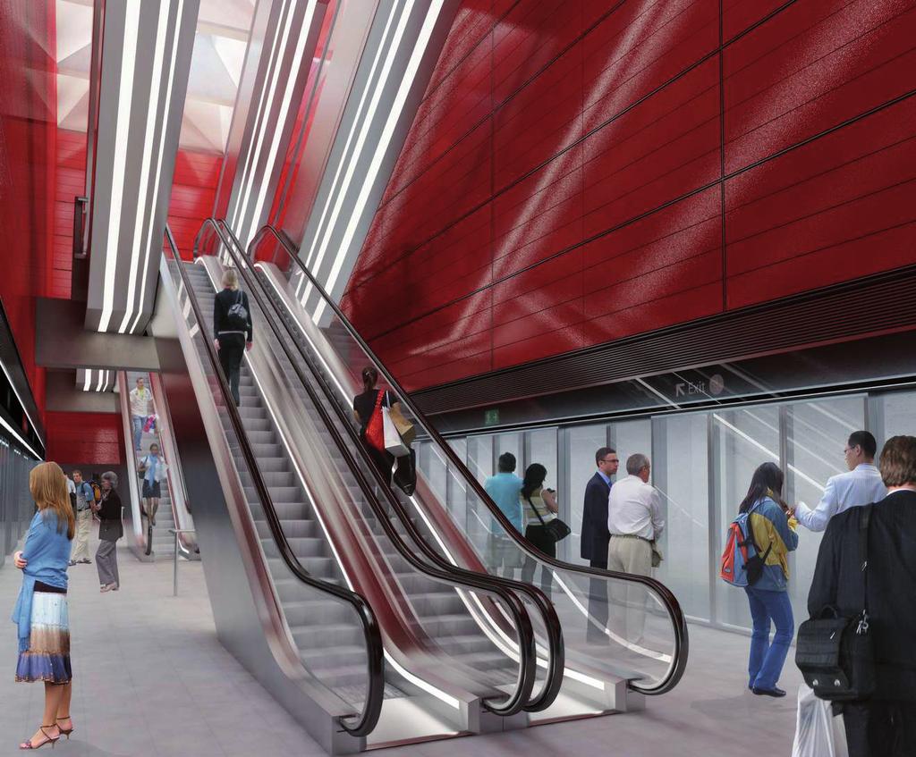 CITYRINGEN: De fire metrostationer der besøges på testturen Det er arkitekter fra den internationale virksomhed, Arup, der sammen med Cowi og Systra (CAS) har stået for arkitekturen på Cityringen.