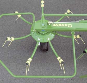Vælg den KRONE maskine der passer til dine forhold 5 rivearme på rotorer med lille
