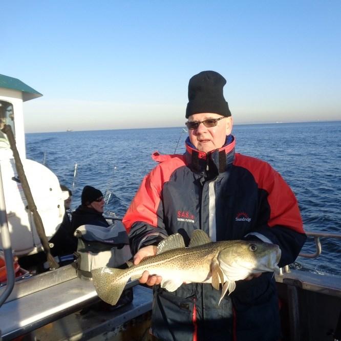 Nogle få dage senere prøver vi igen, og denne gang i Lammefjorden, og så lykkedes det da endelig, at få lov til at mærke fisk.