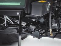 15 Midtermonteret fjernventil med mulighed for en tredje ventil T4 Serien kan monteres med to mekaniske midtermonterede fjernventiler til betjening af centermonterede redskaber eller