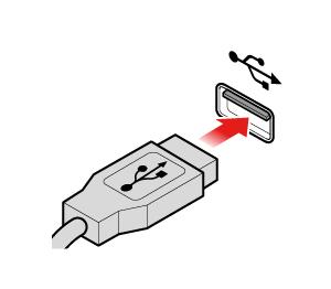 Figur 8. Udskiftning af det trådløse tastatur 4. Afmonter USB-donglen fra rummet i tastaturet eller rummet i den trådløse mus, og slut den til et tilgængeligt USB-stik på computeren. 5.