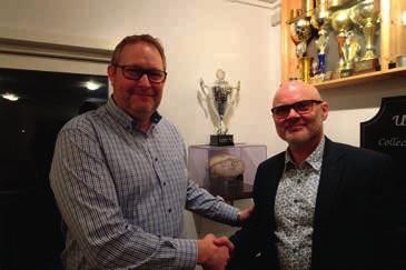 RUGBY NY FORMAND Formand for Erritsø Rugby Kurt Due Petersen gennem 20 år er trådt tilbage ved den ordinære generalforsamling i februar. Allan Pertti Frandsen blev valgt som ny formand.