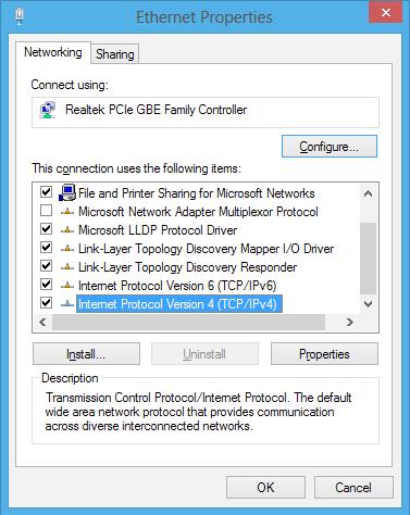 2. Højreklik på netværkslinjen i proceslinjen i Windows, og klik på Åbn Netværks- og delingscenter. 3.