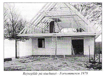Et helt nyt hjem I juli 1979 kunne vi forlade campingvognen og tage vort nye hus i brug.