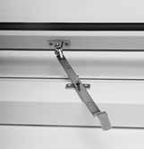 Kantpaskvillen har justerbarer rullekolver, der går i indgreb med slutblikkene, der sammen sikre vinduet i høj grad mod tvungen adgang.