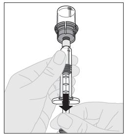 Injektionsvæsken skal være klar eller let opaliserende og farveløs.