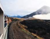 Toget kører op gennem Southern Alps, og før det når frem til Greymouth på vestkysten, går turen gennem fantastisk natur.