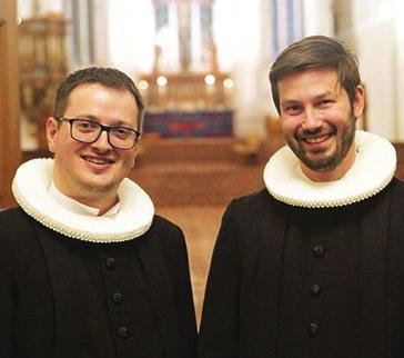 NYE ORDINATIONER To konsulenter i Indre Mission, MF-teologerne Andreas Engedal Bøge og Daniel Præstholm, blev ordineret i Haderslev Domkirke den 26