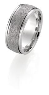 2265 DKK 239,00 Slebet og højglanspoleret ring i rustfrit stål, bredde 8,5mm, ringstørrelser: 50cm- 62cm Stretch-ring perle Nr.