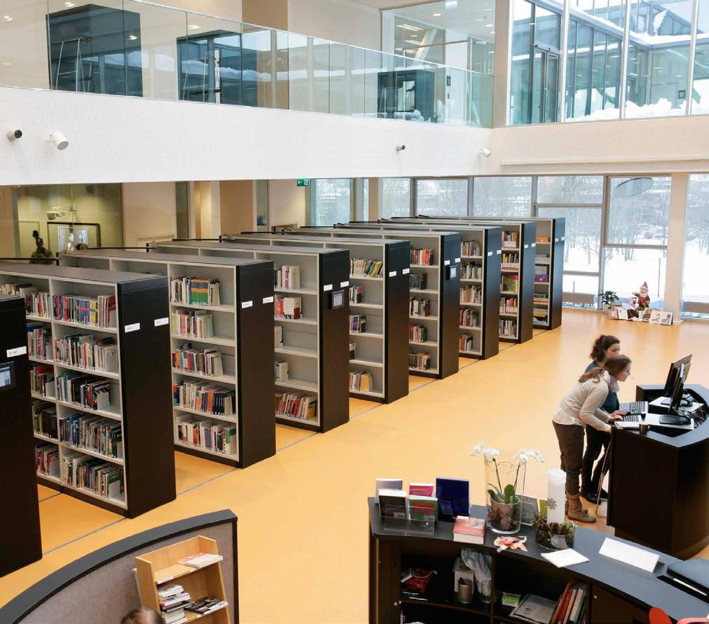 Biblioteksløsninger Bliv del af den næste generation Biblioteker er i færd med at udvikle sig fra brugervenlige bogdepoter til multimedie brændpunkter.