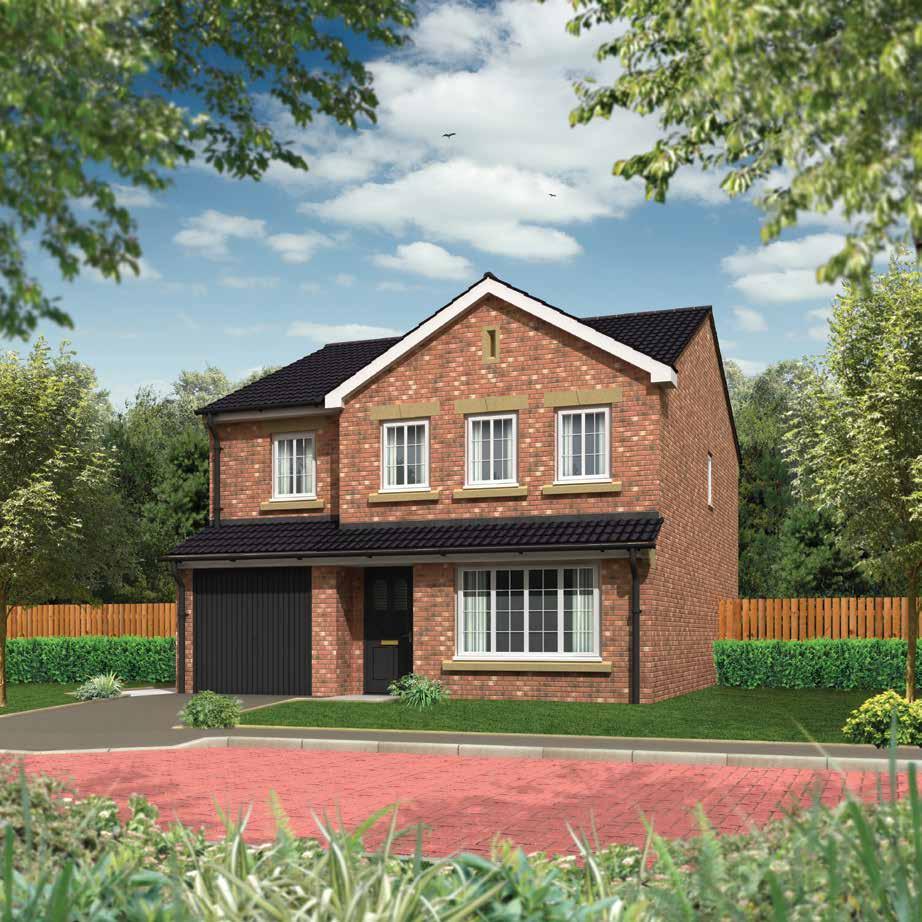 CREST PARK The Woodleigh 4 bedroom detached home The Woodleigh is a 4 bedroom detached home featuring a modern design making it ideal for growing families.