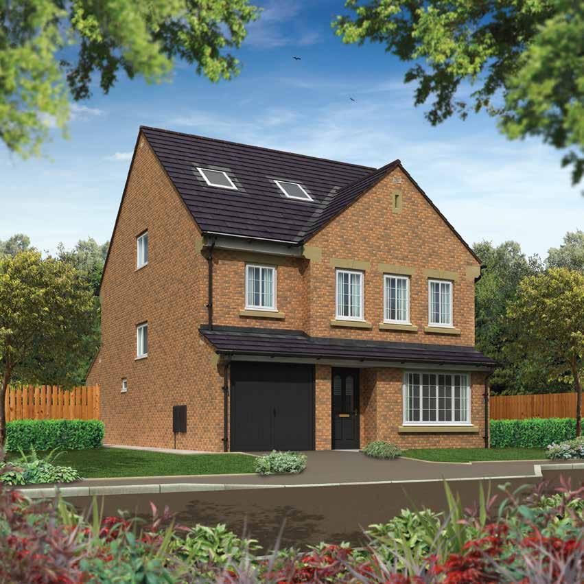 CREST PARK The Whitchurch 4 bedroom, 2 1 / 2 storey detached home The Whitchurch is a 4 bedroom, 2 1 / 2 storey detached home which provides all the space and flexibility you need for modern family